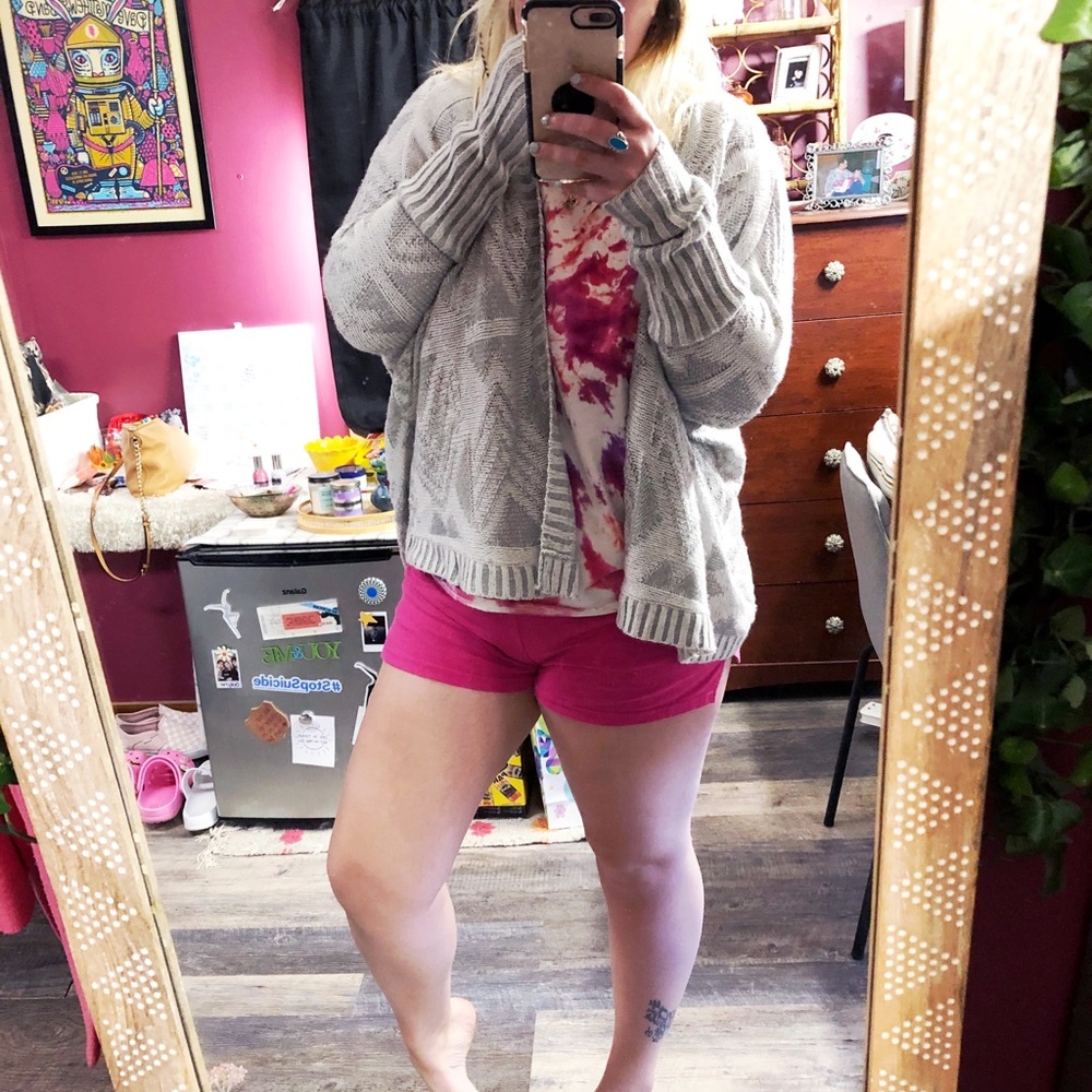 Milky Grey Boho Cardi